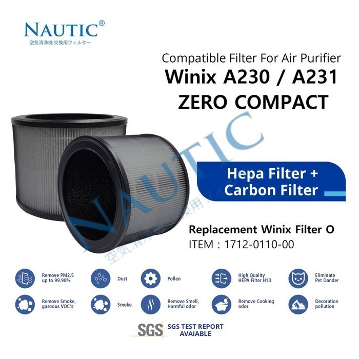 Hepa Filter Winix Air Purifier Zero Compact - Winix Filter O