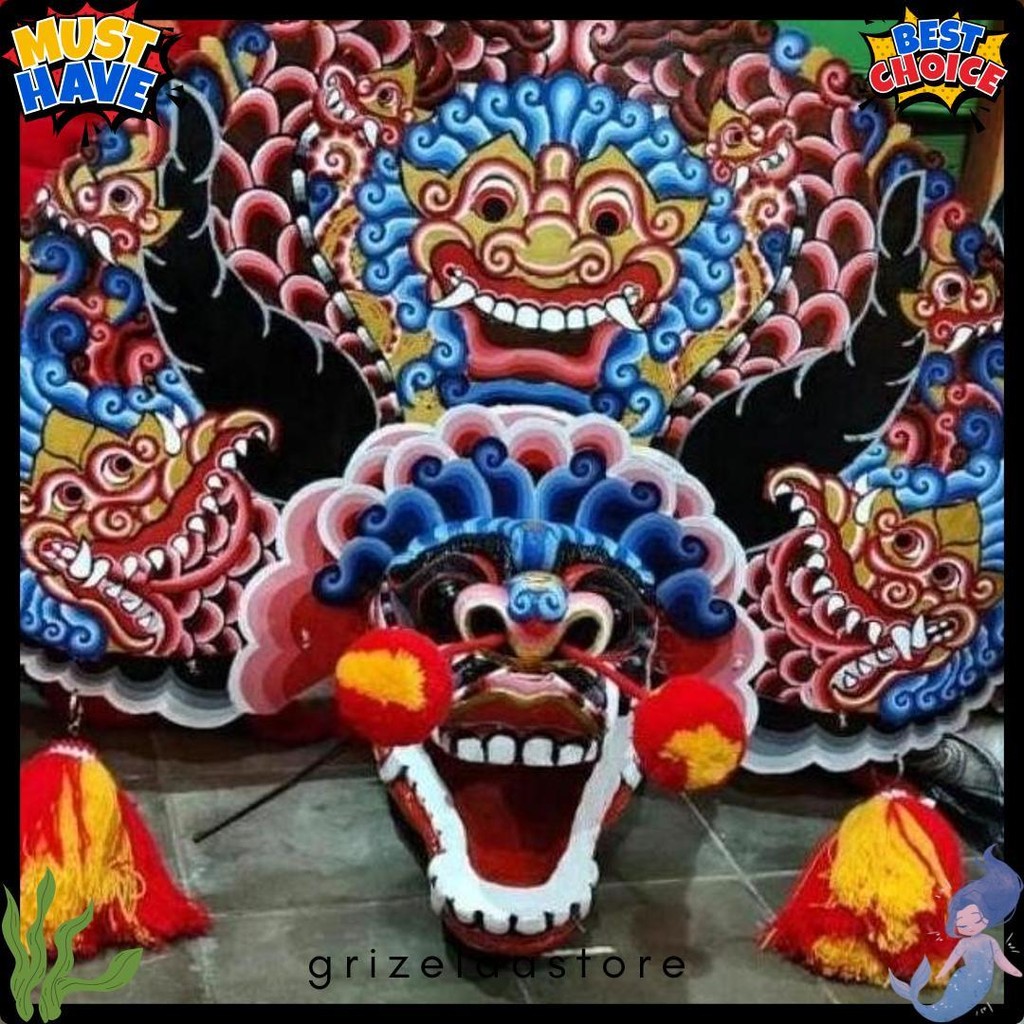 

Bisa Cod Cuci Gudang Barongan Rampak Telon Jamang Cat Air Brush Bonus Kemul Panjang Dan Pentul Tinggal Pakai Ukuran Anak Promo Barongan Plipit Romo Mainan Anak Barongan Anak Sd Brongan Plipit Premium / Barongan Spon Caplok Kain Panjang / Barongan Ponorogo