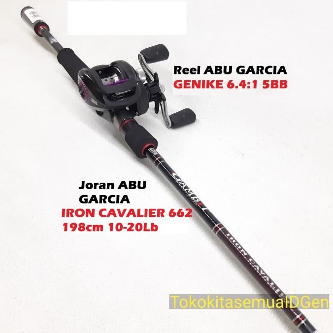 Buruan beli] Reel Joran Pancing Abu Garcia BC Bait Casting Paket spek ID2624