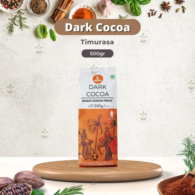 

Timurasa Dark Cocoa Powder 500gr - Bubuk Kakao Hitam - Coklat Bubuk