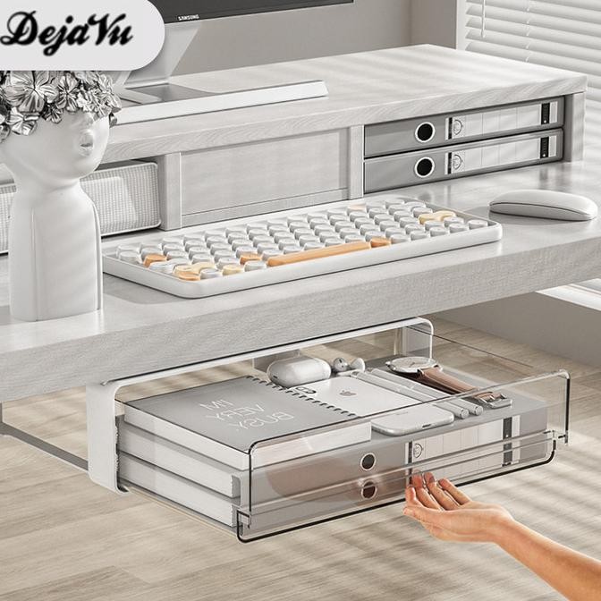 

Produk Baru!! DEJAVU Laci Tempel Bawah Meja Storage Penyimpanan Pulpen Pencil HSB730