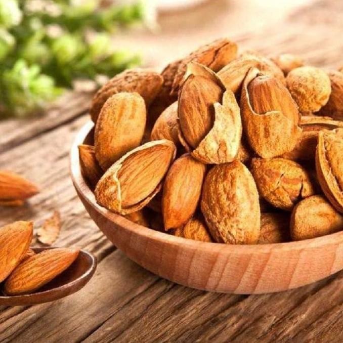 

almond roasted / kacang almond almon panggang 1 kg usa inshell premium termurah