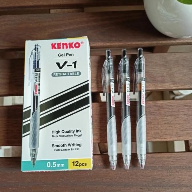 

Produk Baru!! PULPEN PEN GEL KENKO V1 HITAM, MODEL SAMA K1 HITAM