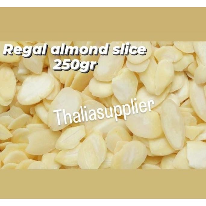 

regal almond slice/almond iris ecer 250g campuran makanan, minuman termurah