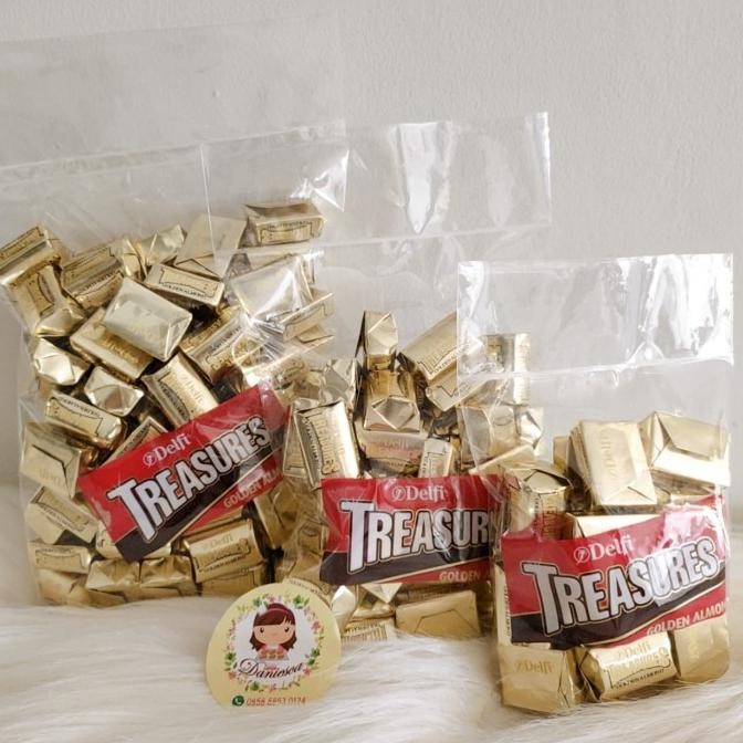 

1kg delfi treasure almond - coklat kiloan pabrikan termurah