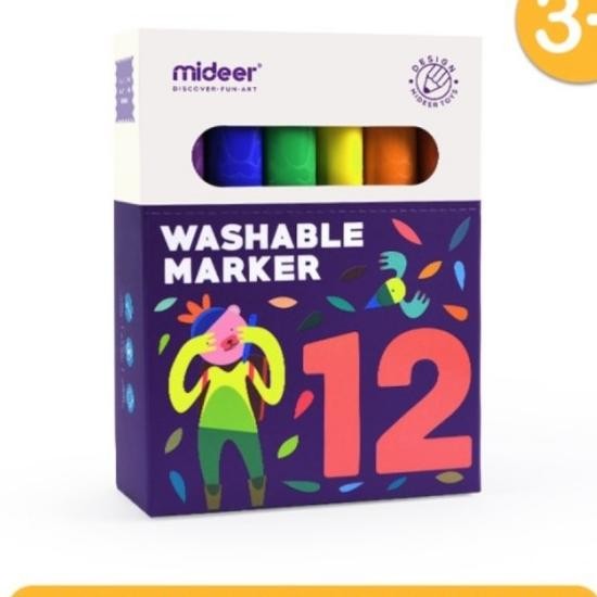 

Deer Washable Marker Isi 12 Spidol Wipe Clean