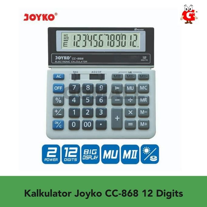 

gj-46 Calculator Kalkulator Joyko CC-868 12 Digits Sale