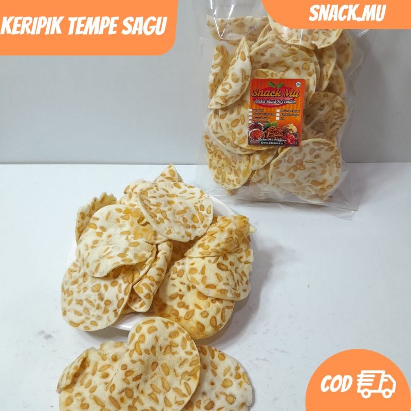 

Keripik Tempe Sagu snack cemilan ringan kiloan murah gurih renyah 250 gram