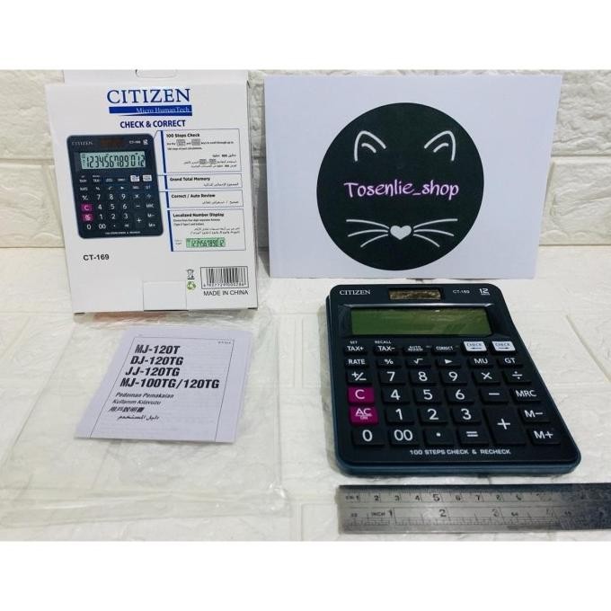 

gd-5 KALKULATOR CITIZEN CT 169 - CALCULATOR TYPE CT - 169 Premium