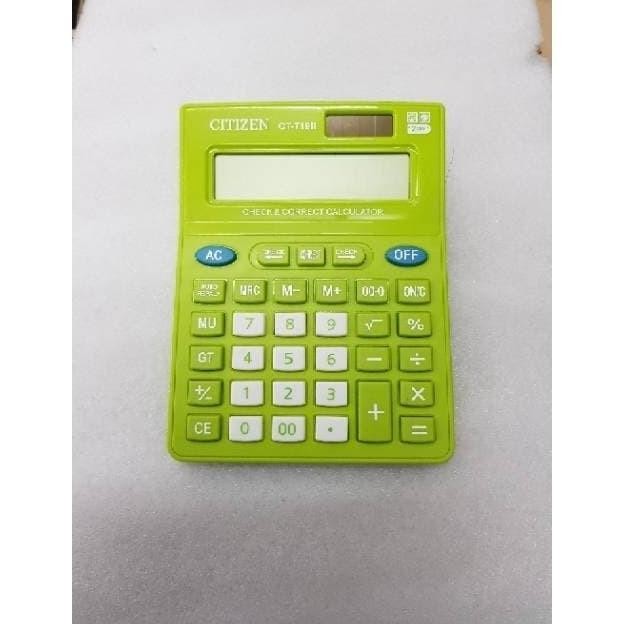 

rwet-23 Kalkulator Citizen Ct 719 Warna warni Original
