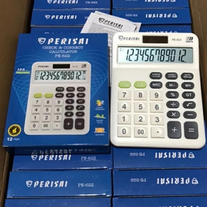 

Ex45 Kalkulator Perisai PE-622. 12 Digit, Check Correct, Solar System Sale