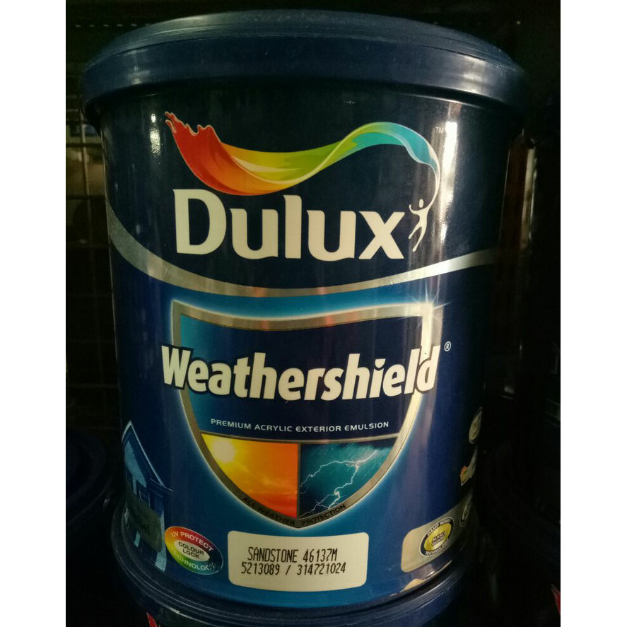 Barang Ready Cat Dulux Weathershield 20 Liter 1 Pail Warna Standar