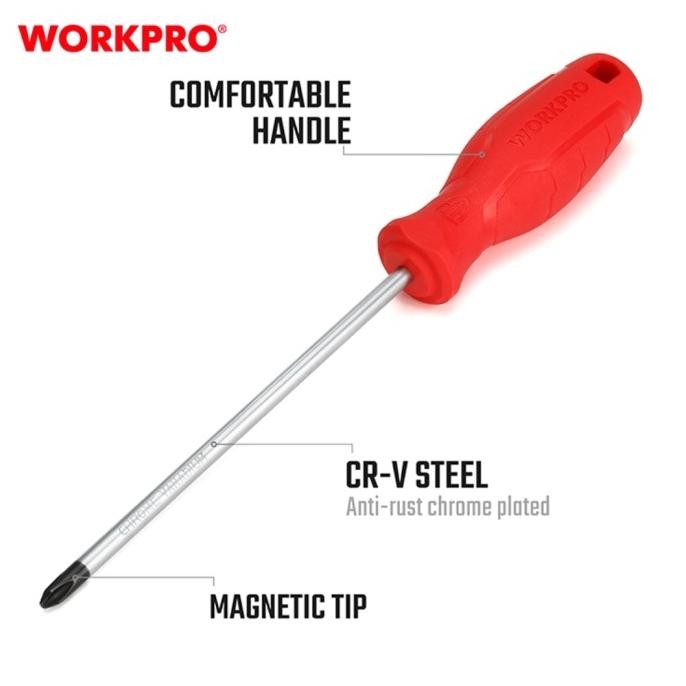 Update Workpro WP221009 Phillips Screw PH2x100mm bex90