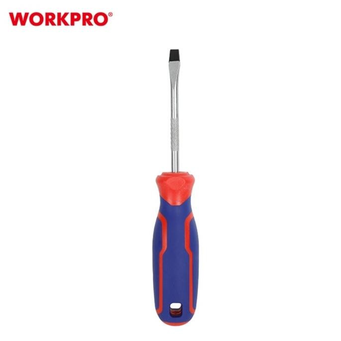 Workpro WP221019 Slotted Screwdriver 6.5x100mm bex90 Murah