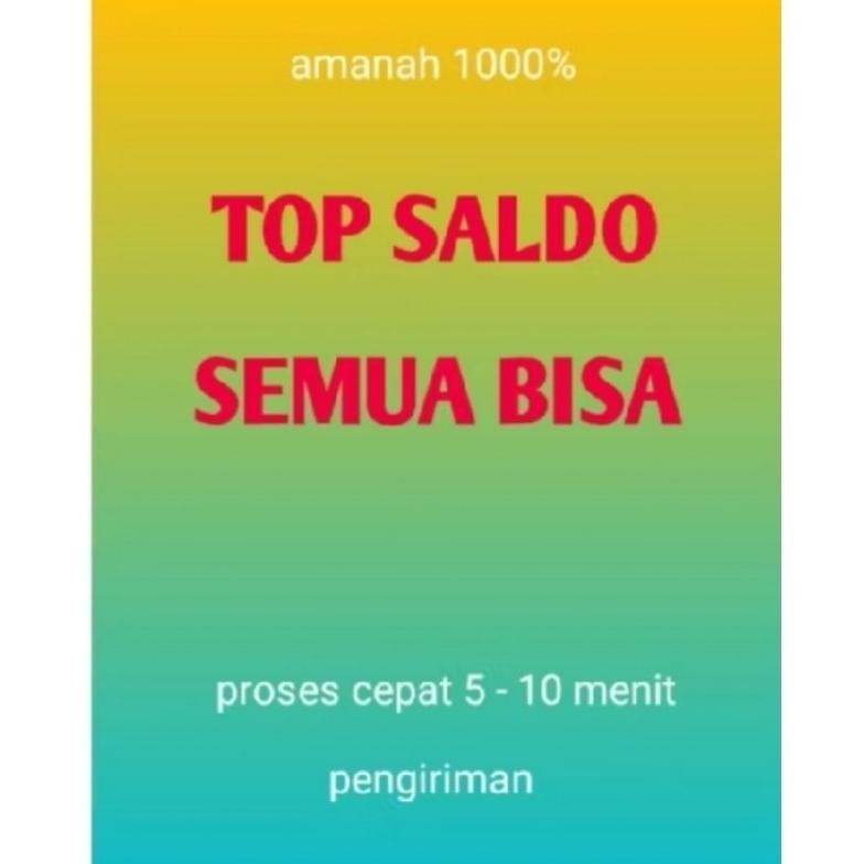 

ISI stiker saldo SALDO