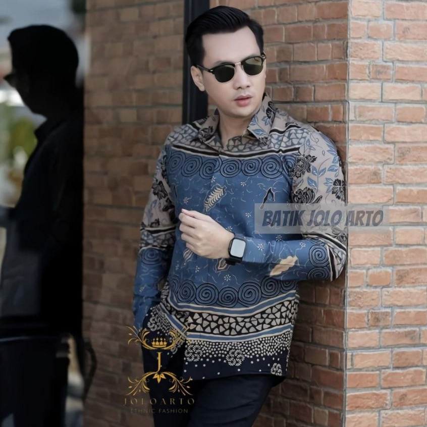 Batk Batik Dewasa Natik Lamaran Bayik Pria Bsju Batik Lakilaki Dewasa Lengan Panjang Kemeja Modern K