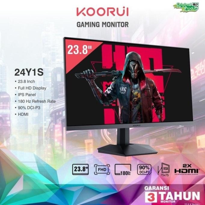 Monitor Koorui 24Y1S - 23.8" Fhd Gaming Monitor 180Hz Banibeno1