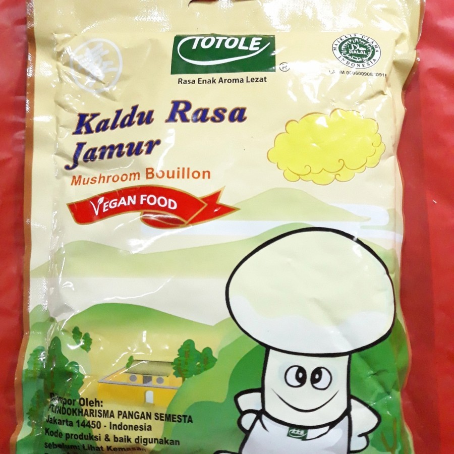 

Totole Kaldu Jamur HALLAL Mushroom Bouillon Vegan Food 80g