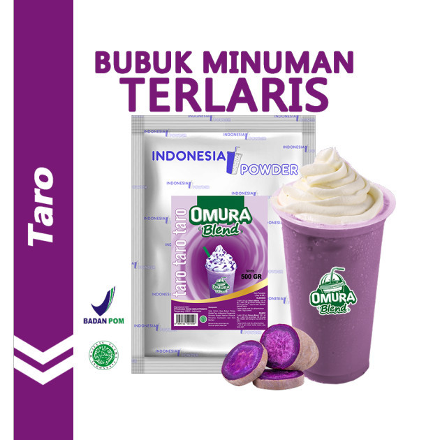 

BOOM SALE Bubuk Minuman Rasa Taro 500 GR Omura Blend Powder