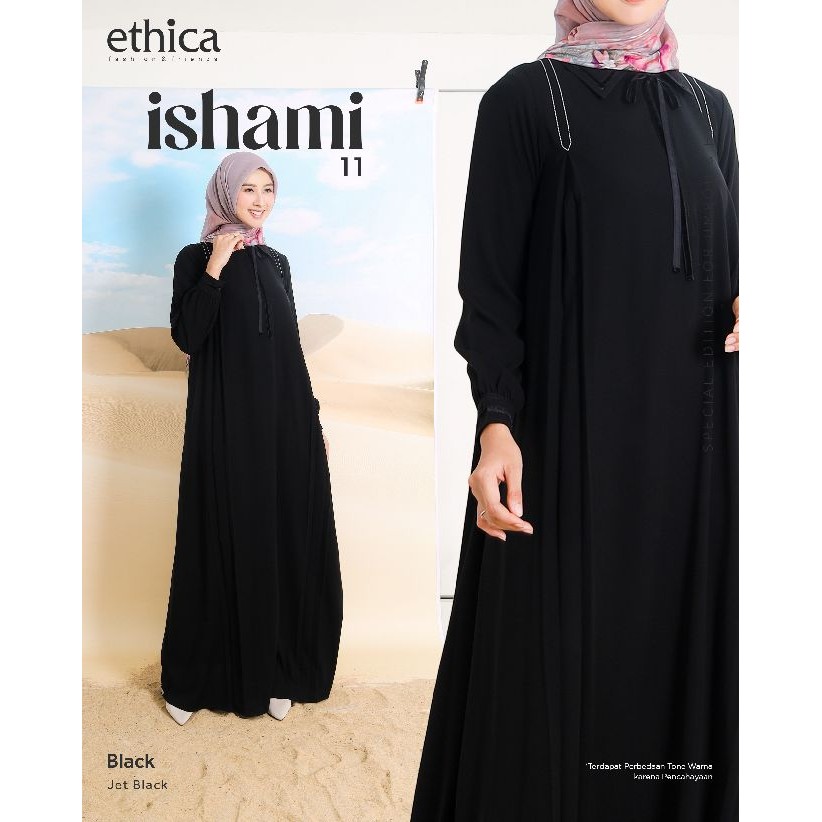 Gamis Ethica ISHAMI 11 | Model Baju Gamis Terbaru Lebaran 2025 | Dress Lebaran 2025