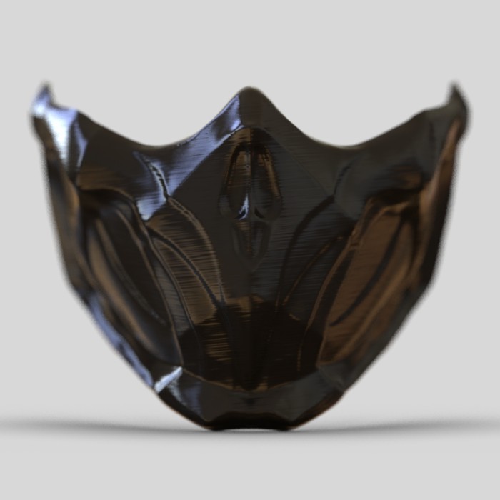 Masker Topeng Scorpion Mortal Kombat 11 Mk11 Half Mask