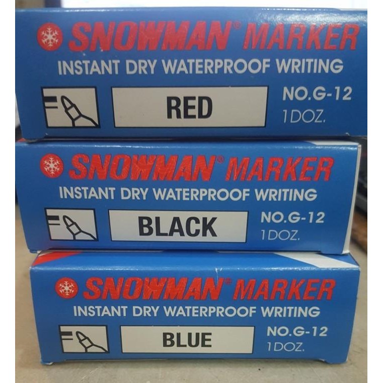 

Spidol Snowman Marker Permanen G-12/Spidol/Spidol Snowman