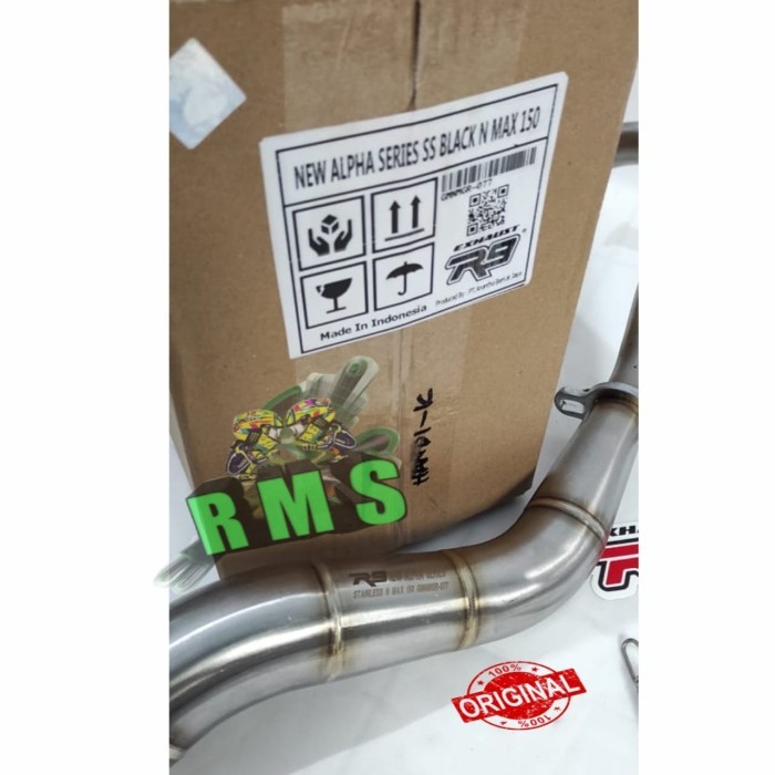 Knalpot R9 New Alpha Black Series Nmax Old Nmax New 2020 Aerox 155 Promo