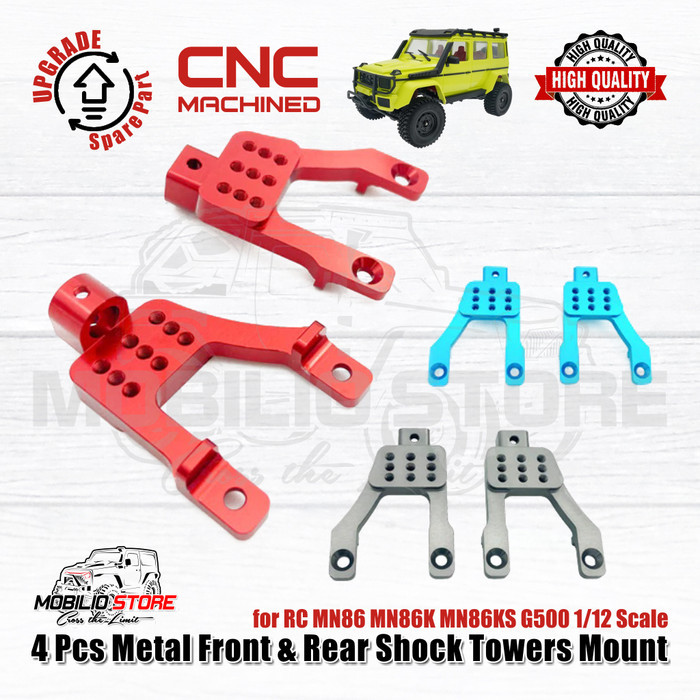 Terlaris Metal Front & Rear Shock Tower Mount for RC MN86 MN86K MN86KS 1/12 SALE