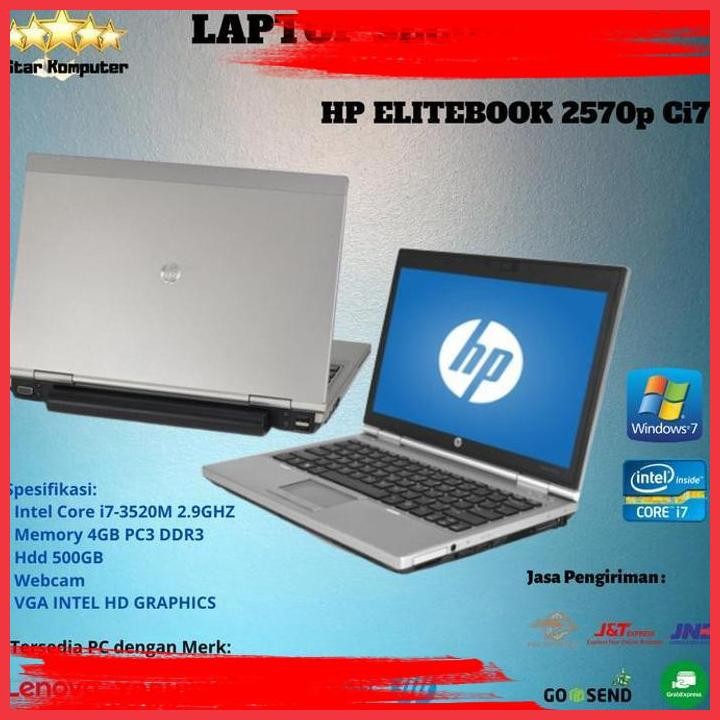 (GUDA) HP ELITEBOOK 2570P LAPTOP CORE I7 GENERASI 3