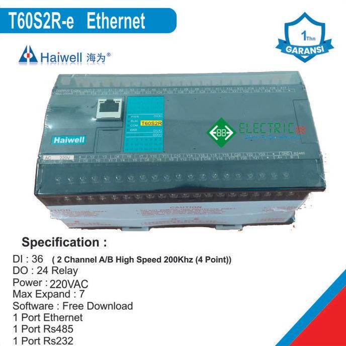 T60S2R-E Haiwell Plc 60 Channel With Ethernet Sale