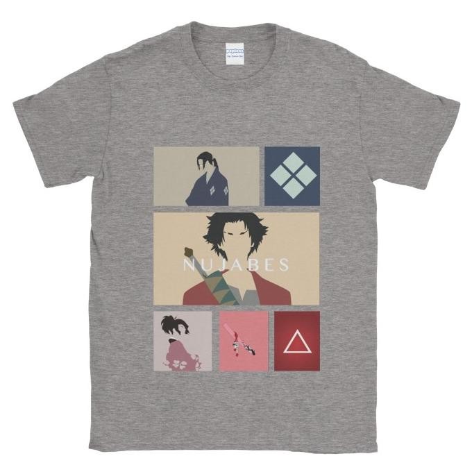 Baju Kaos Tshirt Samurai Champloo Nujabes
