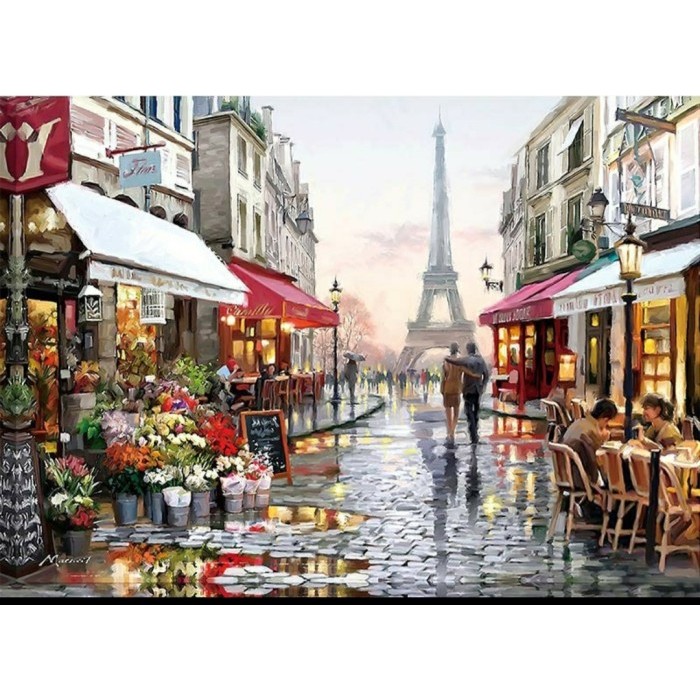 Jun - Puzzle 1000 Pcs Walk Around Paris Jigsaw Puzzle