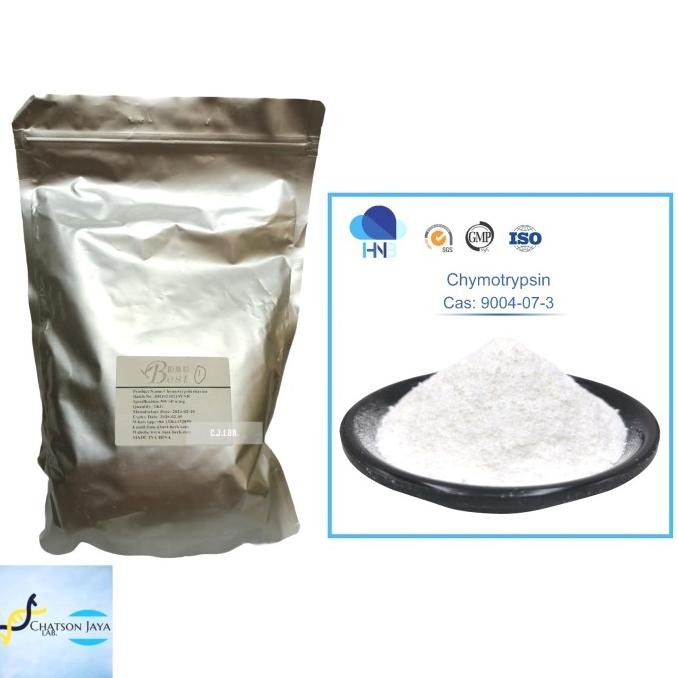 

Enzim Chymotripsin Powder High Purity 100 gr - Bubuk Chymotripsin 100 gr