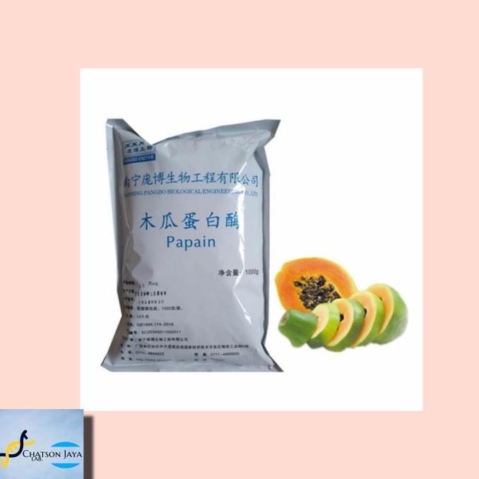 

Enzim Papain 1 KG Enzim Pepaya 1KG/ 1000 gr Enzyme Papain 1000 gr