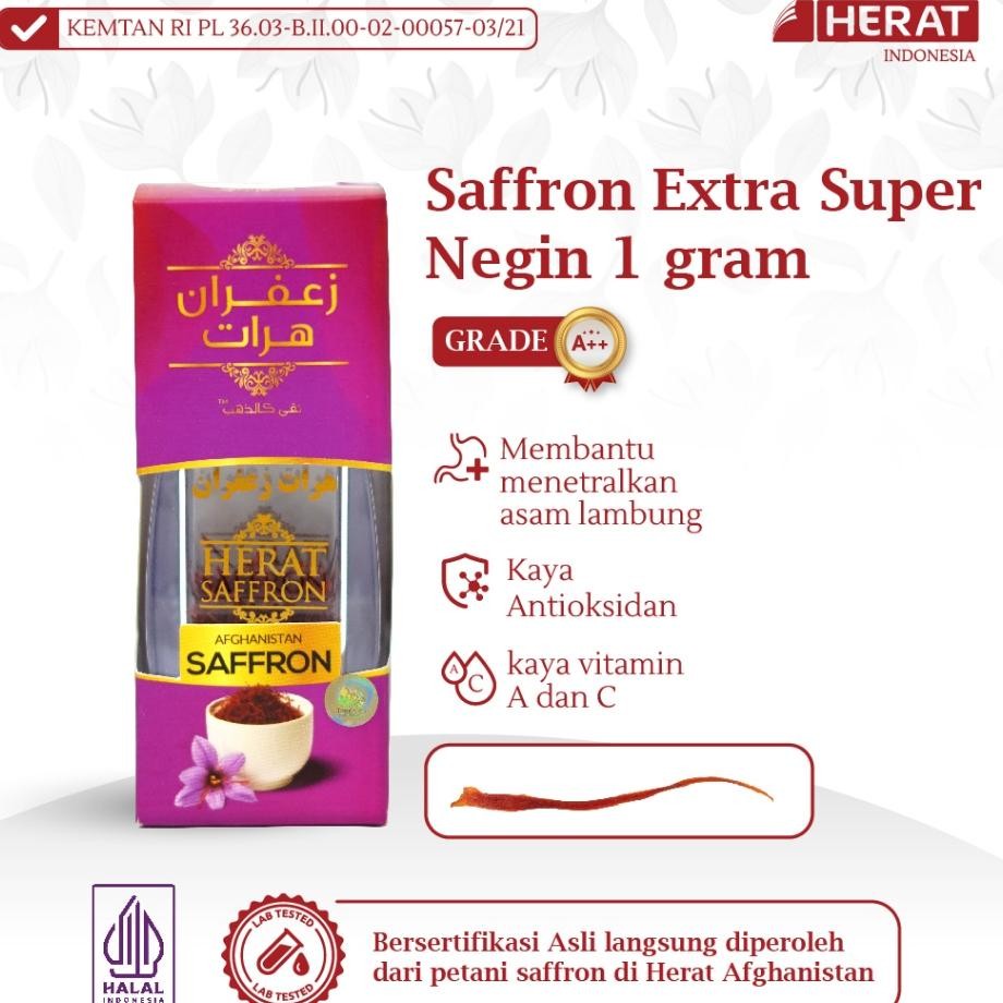

Herat Saffron Afghanistan - Saffron [1 Gram] - Grade A++ - Safron Halal