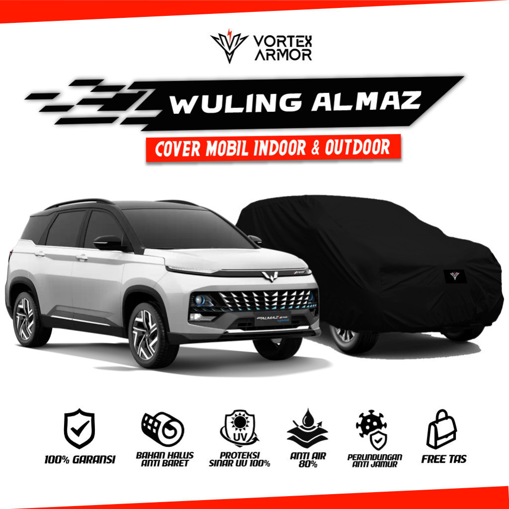 Cover Mobil Wuling Almaz / Sarung Mobil Wuling Almaz RS , Hybird 2023 2024 / Selimut Wuling Almaz RS