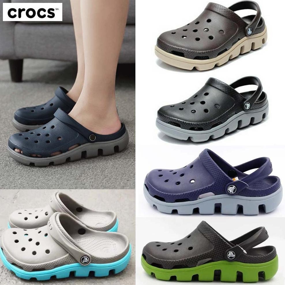 ORIGINAL Crocs Duet sport men Sandal Crocs clog Duet sport pria best seller bu-100