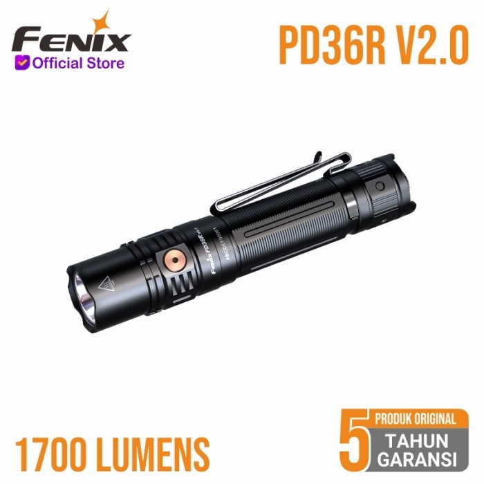 Senter Fenix Pd36R V2.0 Rechargeable Tactical Flashlight Led