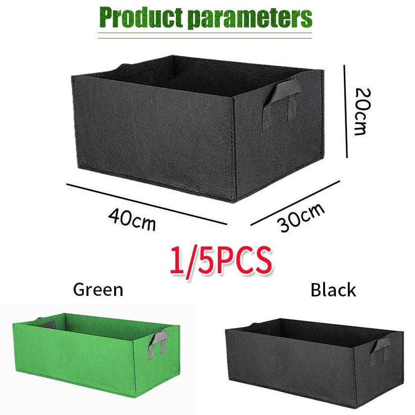 Pot & Planter Grow Bag Planterbag Kantong Pot Bibit Tanaman Pagar Bunga Sayuran Buah Planter Bag