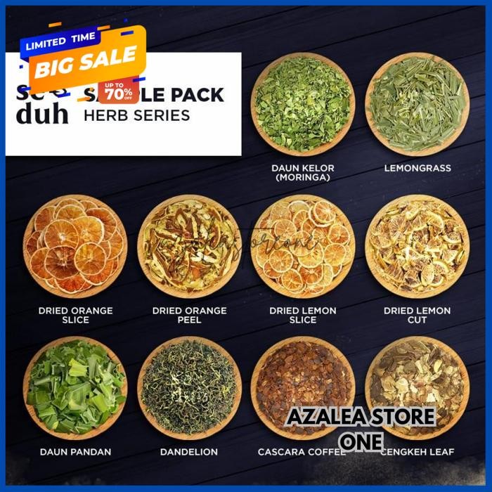 

FULL SET SAMPLE PACK - HERBAL TEA SERIES HIGHT QUALITY !! BY AZALEA STORE