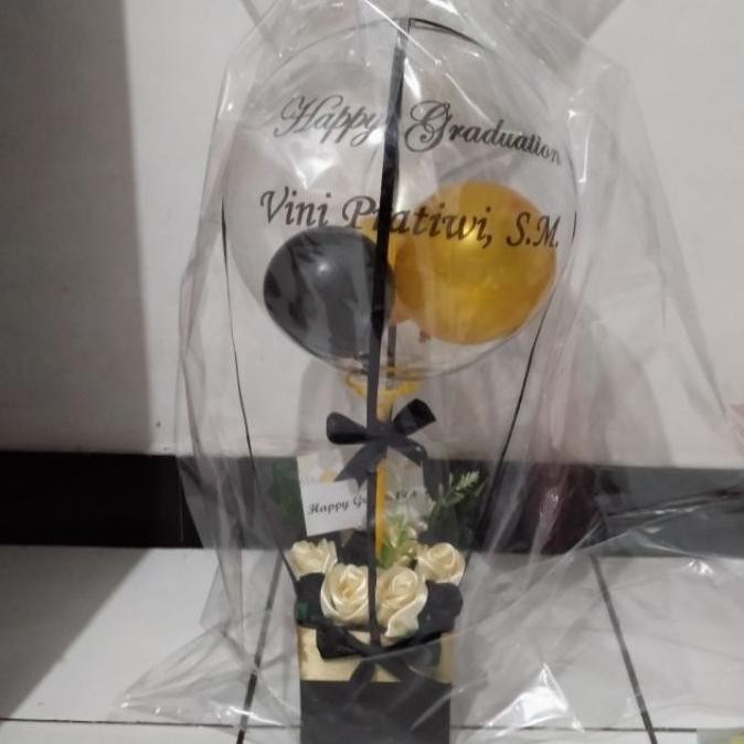 COD { 1jam jadi } Buket balon bunga wisuda graduation valentine birthday gr-8