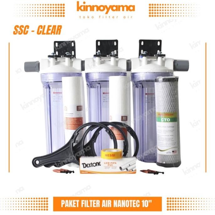 Paket GM 3 Saringan / Filter Air Toren / Filter Air Sumur Bor - SSC