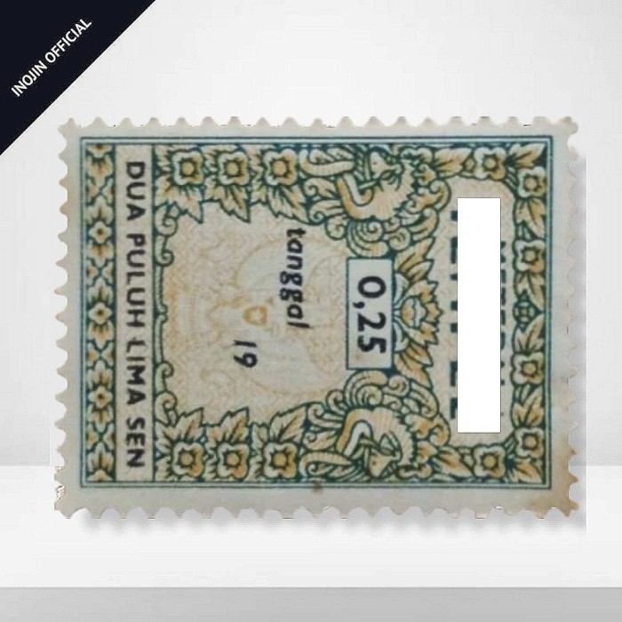 

Perangko 25 Sen Tahun 1953 - 1959 Asli Original