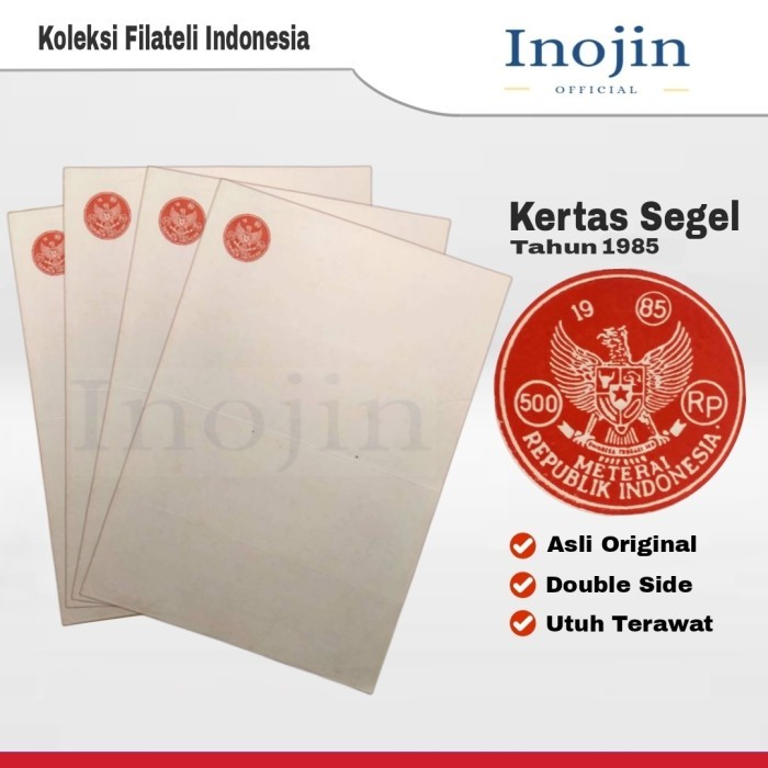 

Kertas Segel Tahun 1985 Asli