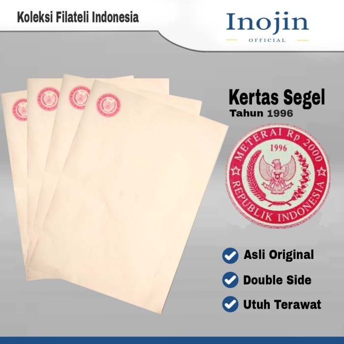 

Kertas Segel Tahun 1996 Asli