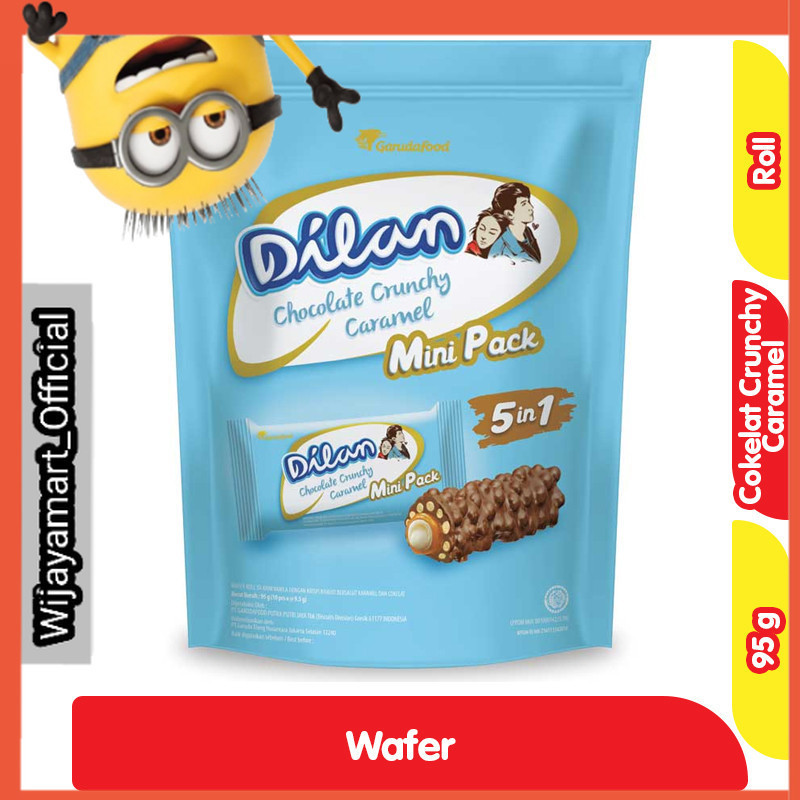 

Dilan Cokelat Crunchy Karamel Mini Pack 95 g
