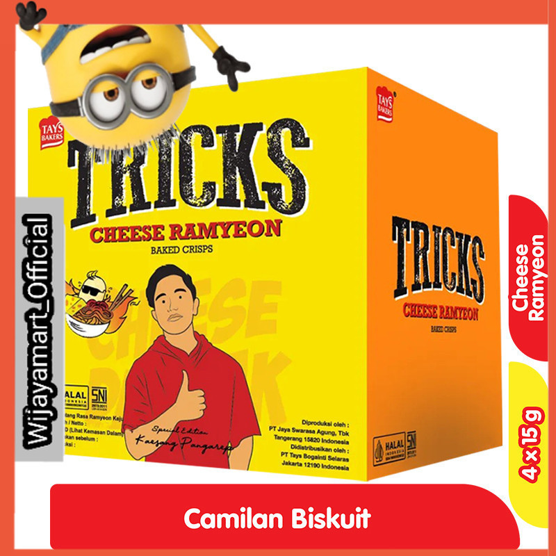 

Tricks Biskuit Kentang Rasa Ramyeon Keju 4 x 15 g