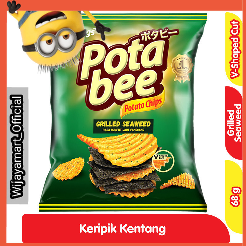 

Potabee Keripik Kentang Rumput Laut Panggang 68 g