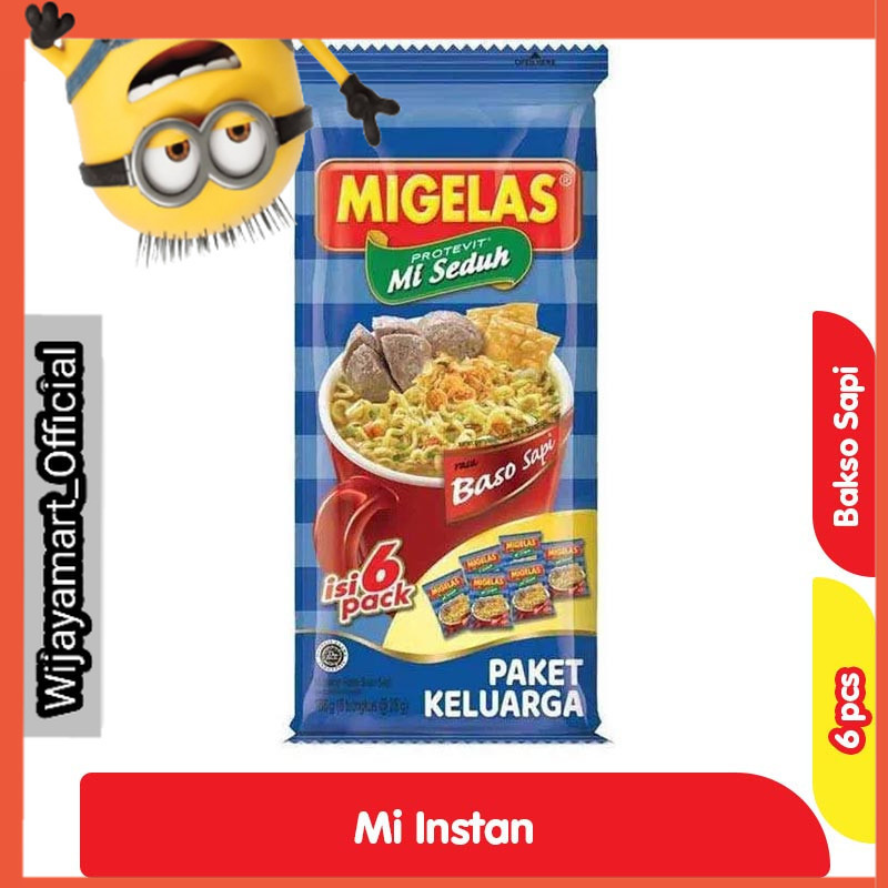 

Migelas Protevit Mi Instan Bakso Sapi 6 pcs