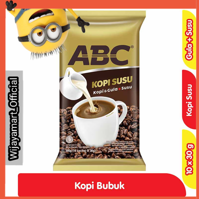 

ABC Kopi Susu Instan 10 x 30 g